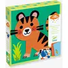 Image de Tableaux feutrine animaux tout doux vert