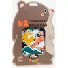 Image de 62 gommettes animaux - forêt