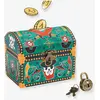 Image de Tirelire Bois Pirate - vert imprimé