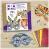 Image de Kit créatif Animaux de la jungle 5 masques multicolore