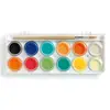 Image de 12 Pastilles Gouaches Classiques Multicolore