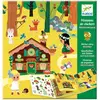 Image de Stickers repositionnables La forêt magique multicolore