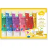 Image de 6 Tubes de Peinture à doigts paillettes - jaune