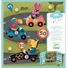 Image de Stickers Épais Et Repositionnables - Les Voitures Multicolore