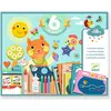Image de Coffret 6 activités le chat et ses amis - multicolore