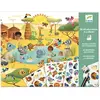Image de Décalcomanies et décors savane, désert, Pôle Nord multicolore