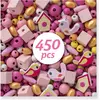 Image de Perles Bois - multicolore