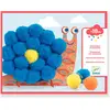 Image de Mes Premiers Collages de pompons - Animaux tout doux - multicolore