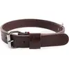 Image de Collier double épaisseur cuir vachette pour chien Martin Sellier 30/65 Marron TU 3002857