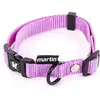 Image de Collier pour chien nylon réglable classique Martin Sellier S Rose 16x30/45 cm 3005263