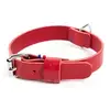 Image de Collier pour chien en cuir bicolore Martin Sellier 499 Rouge 25/37/45 cm 3007039