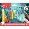 Image de Craies De Coloriage Maxi Jungle Fever Multicolore