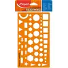 Image de Normographe Pour Croquis Et Schémas Orange