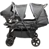 Image de Poussette Double 2-En-1 Bambisol dès la naissance et 1 cosy siège auto gr0+ i - Size inclus - en occasion ou reconditionné