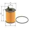 Image de BOSCH 1 457 429 238 Filtre à huile Cartouche filtrante, avec joint d'étanchéite
