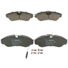 Image de BOSCH 0 986 424 031 Jeu de plaquettes de frein avec palpeur d'usure intégré, avec vis/boulons, avec accessoires