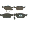 Image de BOSCH 0 986 424 352 Jeu de plaquettes de frein avec palpeur d'usure intégré, avec clip de piston