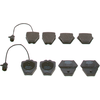 Image de BOSCH 0 986 424 689 Jeu de plaquettes de frein avec palpeur d'usure intégré, avec tôle anti-bruit