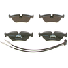 Image de BOSCH 0 986 424 027 Jeu de plaquettes de frein contact de signal d'usure inclus, avec clip de piston