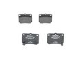 Image de BOSCH 0 986 424 711 Jeu de plaquettes de frein avec indicateur d'usure