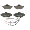 Image de BOSCH 0 986 424 278 Jeu de plaquettes de frein contact de signal d'usure inclus