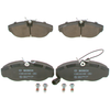 Image de BOSCH 0 986 424 556 Jeu de plaquettes de frein avec contact du palpeur d'usure intégré, avec vis/boulons, avec accessoires