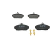 Image de BOSCH 0 986 424 566 Jeu de plaquettes de frein avec vis/boulons, avec accessoires