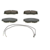 Image de BOSCH 0 986 460 953 Jeu de plaquettes de frein contact de signal d'usure inclus