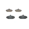 Image de BOSCH 0 986 467 400 Jeu de plaquettes de frein avec tôle anti-bruit