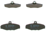 Image de BOSCH 0 986 424 561 Jeu de plaquettes de frein avec palpeur d'usure intégré, avec instructions de montage