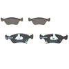 Image de BOSCH 0 986 424 560 Jeu de plaquettes de frein avec indicateur d'usure, avec clip de piston