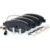 Image de BOSCH 0 986 424 596 Jeu de plaquettes de frein contact de signal d'usure inclus, avec vis/boulons