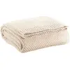 Image de Couverture chauffante tricot recyclé Vivaraise Danilo Beige 130x160 cm 1770011000