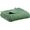 Image de Plaid coton stonewashed Vivaraise Tana Vert 140x200 cm 2243020000
