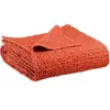 Image de Jeté de lit coton stonewashed Vivaraise Tana Rouge 180x260 cm 2276036000