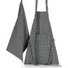 Image de Torchon recyclé Winkler Billie Noir 50x70 cm 2349079000