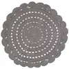 Image de Tapis Chambre Enfant Crochet Alma Gris