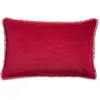 Image de Coussin uni Vivaraise Fara Rouge 40x65 cm 5743035000