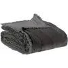 Image de Édredon uni Vivaraise Fara Noir 85x200 cm 5798075000