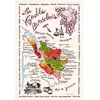 Image de Torchon - La Carte Des Bordeaux Winkler Multicolore 48x72 cm 9011015000