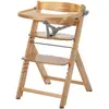 Image de Chaise Haute Bébé En Bois Avec Tablette Timba Natural (wood)