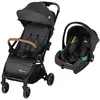 Image de Duo Poussette Naissance Citadine Et Siège Auto Sunlite Duo Graphite Mineral