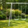 Image de Corde À Noeuds Pour Portique Balançoire 2 M - 2,5 M Pour Enfants Beige