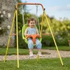 Image de Balançoire Bébé Métal 1,2 M Emma - 1 Enfant Jaune