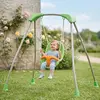 Image de Portique Balançoire Bébé Métal 1,2 M Tatou Vert