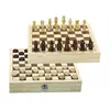 Image de Coffret Jeu De Dames Et D'échecs Beige