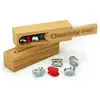 Image de Coffret En Bois - Osselets Gris