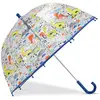 Image de Parapluie Cloche Transparent, Ouverture Facile Et Sécurisante Pvc/dinosaure