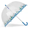 Image de Parapluie Cloche Transparent, Ouverture Facile Et Sécurisante Pvc/monstre Bleu