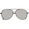 Image de Lunettes De Soleilforme Pilote Enfant 10 À 12 Ans, Verres Polycarbonates Catégorie 3 Noir